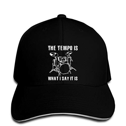 Baseball Cap Print Schlagzeuger Tempo Music Band Percussion Drum Men's Print Baseball Cap Snapback Hut Peaked Geschenk von feixiashangmao