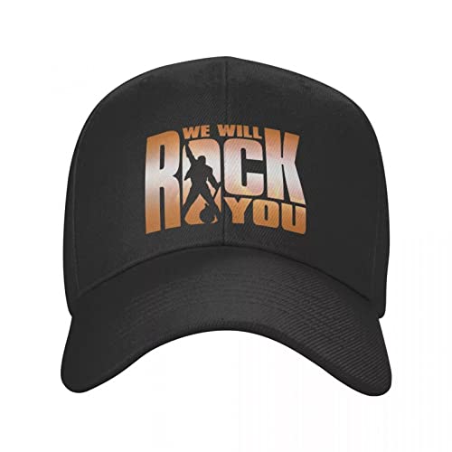 Basecap We Will Rock You Baseball Cap für Männer Frauen Verstellbare Queen Dad Hat Streetwear Snapback Caps Trucker Hüte Geschenk von feixiashangmao