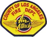 County of Los Angeles - Air Attack - Stickabzeichen der Hubschrauberstaffel von feuer1