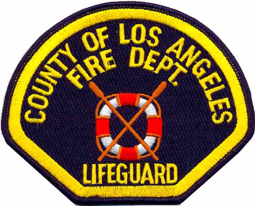 County of Los Angeles - Lifeguard - Stickabzeichen von feuer1