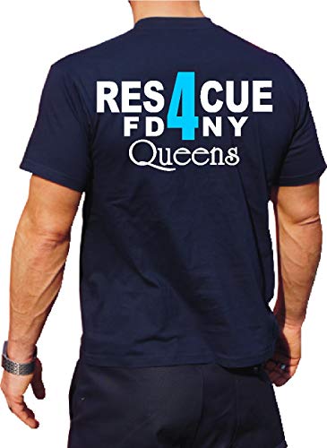 T-Shirt Rescue 4 - Queens - New Yorker Feuerwehr von feuer1