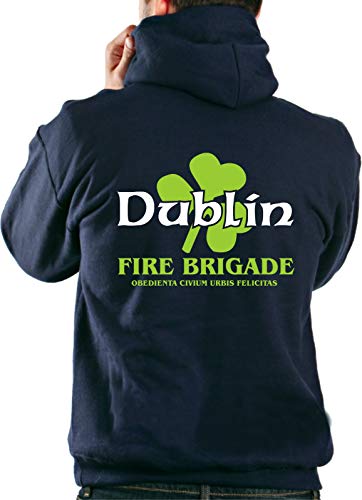 feuer1 Kapuzensweatjacke Navy, Dublin Fire Brigade (IRL) von feuer1