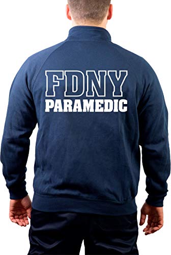 feuer1 Sweatjacke Navy, New York City Fire Dept. Paramedic von feuer1