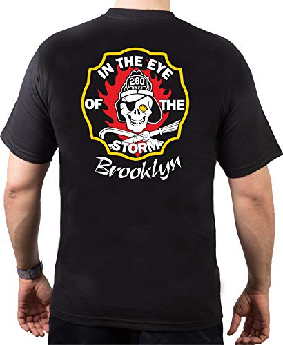 feuer1 T-Shirt In The Eye of The Storm - Brooklyn Engine 280 Fire Dept. New York von feuer1