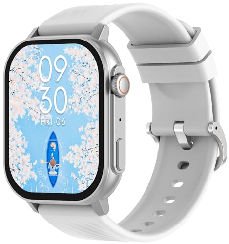 Smartwatch mit Telefonfunktion 2.04" AMOLED Voll Touchscreen Fitnessuhr Damen Herren Pulsuhr Blutdruckmesser Schlaf Monitor Schrittzähler Aktivitäts-Tracker Smart Watch für Android iOS von findtime