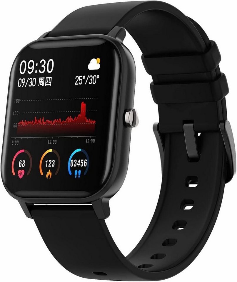 findtime Smartwatch (1,28 Zoll, Android, iOS), mit Lautsprecher, direkte Kopplung Bluetooth-Kopfhörern, Schrittzähler von findtime
