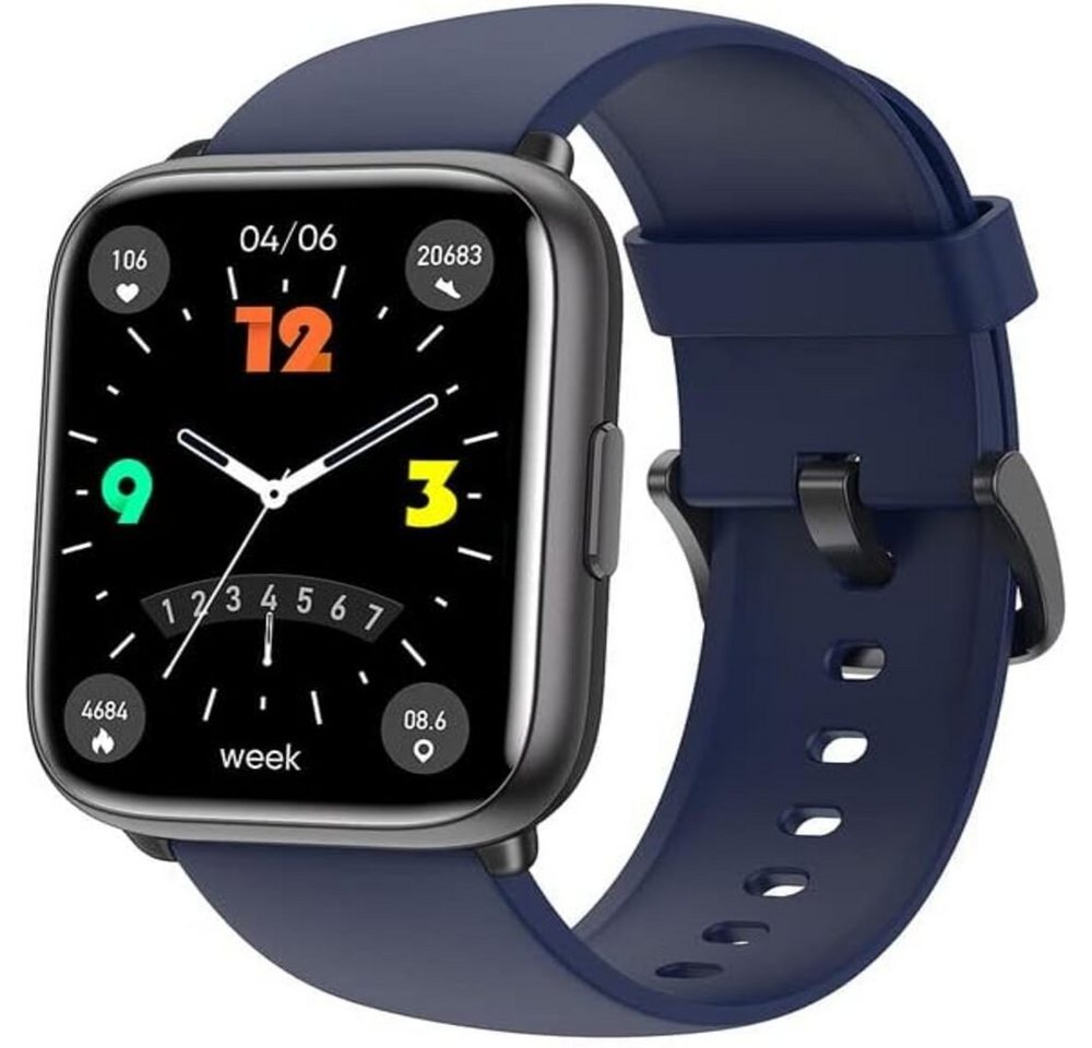 findtime Smartwatch (1,78 Zoll, Android, iOS), mit Herzfrequenz-Monitor Schlaf,Schrittzähler,Kalorien,WasserdichtIP68 von findtime