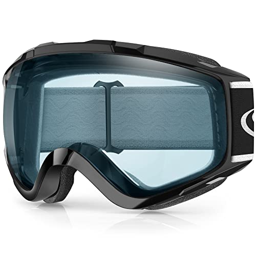 Findway Skibrille, Snowboard Brille für Brillenträger Herren Damen Erwachsene Jugendliche OTG UV-Schutz Kompatibler Helm Anti Fog Skibrillen Sphärisch Verspiegelt von Findway