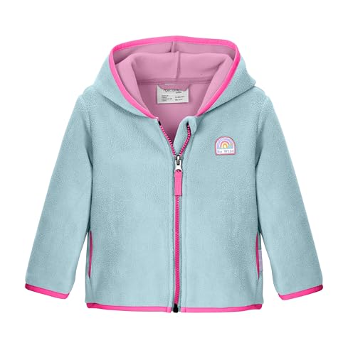 first instinct by killtec Unisex Baby Fios 3 Mns Flc Jckt Fleecejacke Mit Kapuze, Hell Mint, 122-128 EU von first instinct by killtec