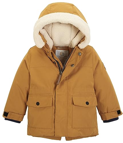 first instinct by killtec Kinder Funktionsparka/Outdoorjacke mit Kapuze FIOW 26 MNS PRK, camel, 86, 39977-000 von first instinct by killtec