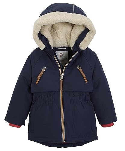 first instinct by killtec Kinder Funktionsparka/Outdoorjacke mit Kapuze FIOW 27 MNS PRK, dunkelblau, 98, 39978-000 von first instinct by killtec