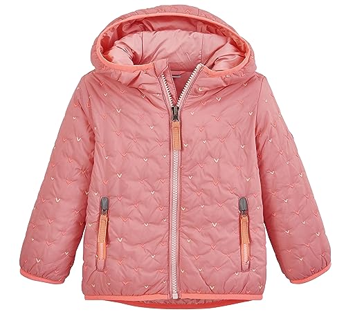 first instinct by killtec Unisex Fios 67 Mns Jckt Wattierte Jacke Mit 3D Effekt Und Kapuze/Outdoorjacke, Rosa, 110-116 EU von first instinct by killtec