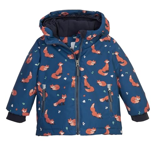 first instinct by killtec Kinder Skijacke/Funktionsjacke mit Kapuze und Schneefang FISW 29 MNS SKI JCKT, denim dunkelpetrol, 86/92, 42138-000 von first instinct by killtec