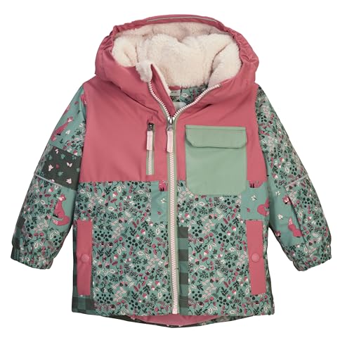 first instinct by killtec Kinder Skijacke/Funktionsjacke mit Kapuze und Schneefang FISW 43 MNS SKI JCKT, dark rouge, 122/128, 43391-000 von first instinct by killtec