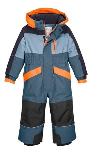 first instinct by killtec Kinder Skioverall mit Kapuze FISW 47 MNS ONPC, denim dunkelpetrol, 122/128, 43394-000 von first instinct by killtec