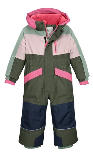 first instinct by killtec Kinder Skioverall mit Kapuze FISW 47 MNS ONPC, moos/pink, 122/128, 43394-000 von first instinct by killtec