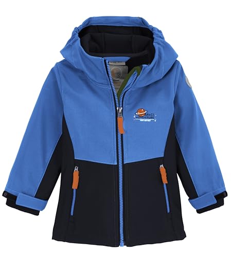 first instinct by killtec Kinder Softshelljacke/Outdoorjacke mit Kapuze FIOW 5 MNS SFTSHLL JCKT, himmelblau, 86, 42116-000 von first instinct by killtec
