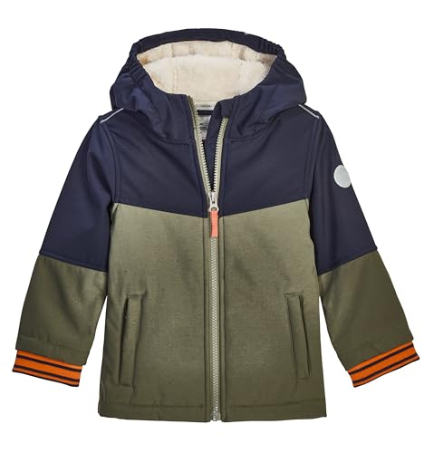 first instinct by killtec Unisex Baby Fiow 52 Mns Sftshll Jckt Softshelljacke Outdoorjacke Mit Kapuze, Moos, 110-116 EU von first instinct by killtec