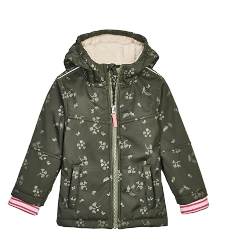first instinct by killtec Kinder Softshelljacke/Outdoorjacke mit Kapuze FIOW 53 MNS SFTSHLL JCKT, moos, 98/104, 43365-000 von first instinct by killtec