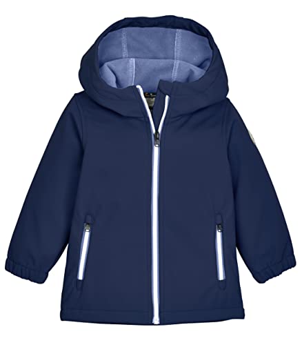 first instinct by killtec Unisex Softshelljacke/Outdoorjacke mit Kapuze FIOS 18 MNS SFTSHLL JCKT; dunkelblau, 122, 39590-000 von first instinct by killtec