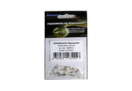 FISHINGGLUE-Glasrasseln klein (4 mm); für Gummiköder zum Raubfischangeln von fishingglue.de