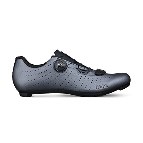 Fizik Tempo Overcurve R5 Fahrradschuh, Metallic Gun Metal Schwarz, 37.5 von Fizik