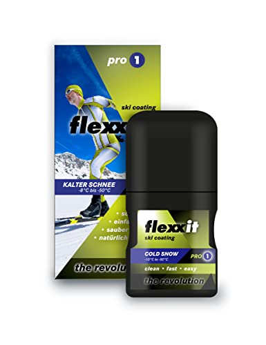 flexxit Pro 1 Ski Wachs Alternative - für Abfahrt und Langlauf Ski - hält über 100 Km - Empfohlen von Profis wie David Zobel… von flexxit