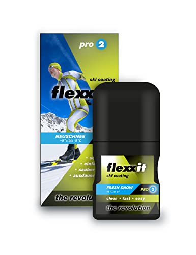flexxit Pro 2 Ski Wachs Alternative - für Abfahrt und Langlauf Ski - hält über 100 Km - Entwickelt in Zusammenarbeit mit Weltstars - Empfohlen von Profis wie David Zobel… von flexxit
