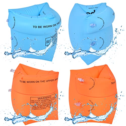 Flintronic Kinder Schwimmflügel, Aufblasbare Arm Bands, Schwimmhilfe, Sichere Armschwimmbänder für Kleinkinder, Jungen, Mädchen, Schwimmhilfe für Kinder von 3-6 Jahren von flintronic