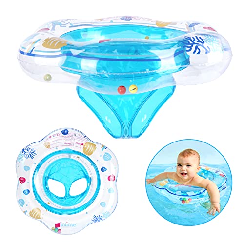 Flintronic Baby Schwimmring, Verstellbare Aufblasbare Schwimmsitz für Baby, Baby Schwimmhilfen Spielzeug, Baby Schwimmen Ring für Kinder 6 Monate Bis 3 Jahre (Glocke) von flintronic