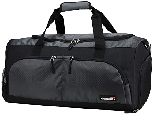 foolsGold Große Sporttasche, schwarz / grau, Reisetasche von foolsGold