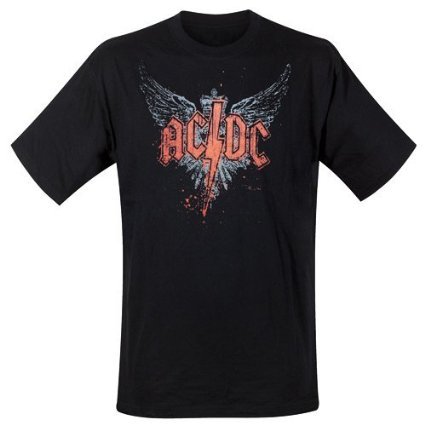 AC/DC T-Shirt Wings Black Ice Shirt Größe S (small) von for-collectors-only