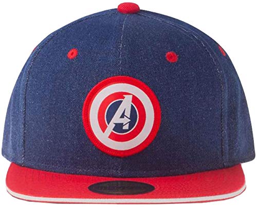 for-collectors-only Captain America Cap Shield Logo Basecap Snapback Mütze Marvel Comics Avengers Schirmmütze Kappe von for-collectors-only