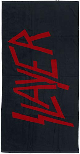 for-collectors-only Slayer Handtuch Strandtuch Logo Strandlaken Beach Towel Badetuch von for-collectors-only