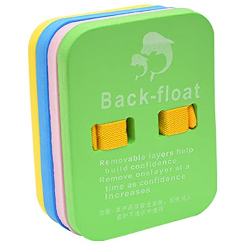 fumooa Back Float Safety Swim Trainer SchwimmgüRtel mit Verstellbaren, Geteilten Schichten SchwimmgüRtel-Clip für Schwimmbewegungen von fumooa