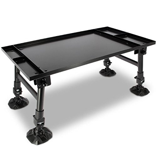 G8DS® Bivvy Tisch XL schwarz Vollmetallkonstruktion Karpfenangeln Angelausrüstung Outdoor von G8DS