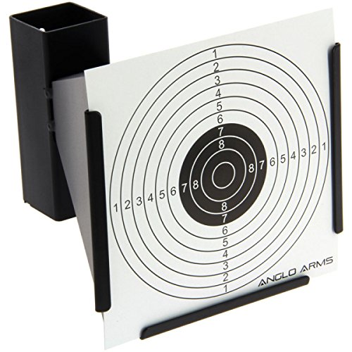G8DS® Kugelfang-Kasten inkl. 10 Zielscheiben Scheibenkasten in Ganzmetallausführung Target - 14 x 14 cm Luftgewehr Luftpistole Softair von G8DS