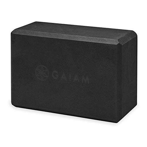 Gaiam Unisex-Erwachsene 05-63598 Yogablock aus Schaumstoff, Schwarz, 1 EA von Gaiam