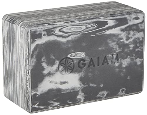 Gaiam Unisex-Erwachsene Yoga Block, Granit marmoriert von Gaiam