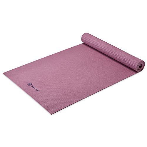 Gaiam Unisex-Erwachsene 05-64033 Yogamatte, 5 mm, Rosa, Rosy Pink, 5mm von Gaiam
