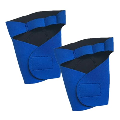 galeyyu Hebehandschuhe, Gewichtheberhandschuhe – Atmungsaktive Handschuhe Für Training Und Gewichtheben, rutschfeste Griff-Gymnastikhandschuhe Mit Ausgehöhlter Rückseite, Blau von galeyyu