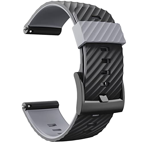24mm Silikonbänder Ersatzarmband für Suunto 7 D5 Armband Suunto 9 Spartan Sport Wrist HR Baro Smart Watch Armband von generic