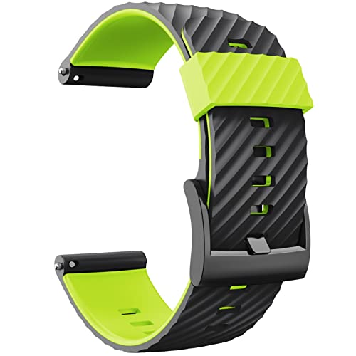 24mm Silikonbänder Ersatzarmband für Suunto 7 D5 Armband Suunto 9 Spartan Sport Wrist HR Baro Smart Watch Armband von generic