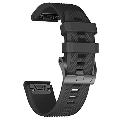 26 22 mm Silikon-Schnellverschluss-Armband für 7 7 x 6 x 5 x 3 3 HR-Uhr Easyfit-Armband von generic