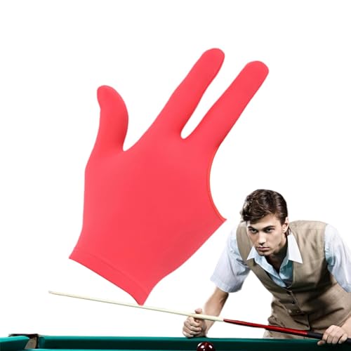 Pool-Handschuhe für die Linke Hand,Billard-Handschuhe für die Linke Hand | DREI-Finger-Poolhandschuhe | Poolhandschuhe Billard, 3 Finger Shooters Queue Sporthandschuhe, Billardhandschuhe für von generic