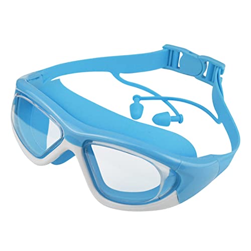 Schwimm Brillen Für Kinder Schwimmbrillen für Kinder, Schnorchelmasken Blaulichtfilter (Blue, One Size) von generic
