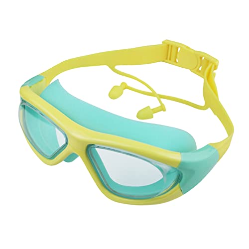 Schwimm Brillen Für Kinder Schwimmbrillen für Kinder, Schnorchelmasken Blaulichtfilter (Green, One Size) von generic