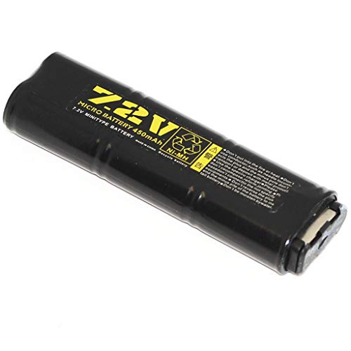 Generica Well 7,2V 450mAh NI-MH Rechargeable Batterie für Airsoft AEG Vz61 / MP7 / MAC10 / R2 / R4 von Generica