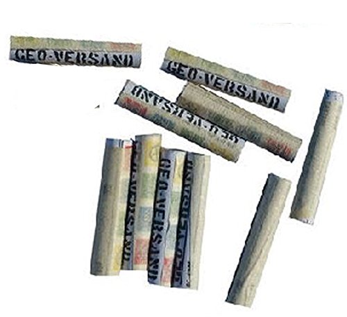 GEO-VERSAND 10 x Logstreifen- mit Metallstift - für Micnotube, weiß, L, 11508 von geo-versand