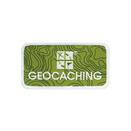 Geocaching Patch Klettverschluss für Molle Rucksäcke Klett Cap Aufnäher klein von geo-versand